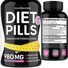 Weight Control Aid - Diet That Work Fast for Women & Men - Made in The USA - Safe Dietary Vitamins with Garcinia Cambogia Pills, 60 Count