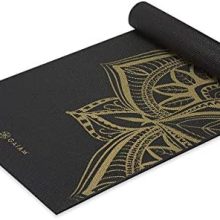 Gaiam Yoga Mat - Premium 6mm Print Extra Thick Non Slip Exercise & Fitness Mat for All Types of Yoga, Pilates & Floor Workouts (68"L x 24"W x 6mm Thick)