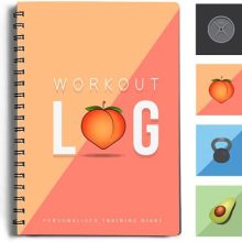 Workout Log Gym - 6 x 8 Inches - Gym, Fitness, and Training Diary - Set Goals, Track 100 Workouts and Record Progress