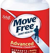 Glucosamine 1500mg (per serving) & Chondroitin - Move Free Advanced Joint Support Tablets (350 Count In A Bottle), For Joint Health, Supports Mobility, Flexibility, Strength, Lubrication and Comfort