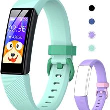 DIGEEHOT Kids Fitness Tracker Watch for Boys Girls Age 5-16, Waterproof Fitness Watch with Sleep Tracking, Calorie Counter, 11 Sport Modes Tracker and More - Kids Watch with Replaceable Band