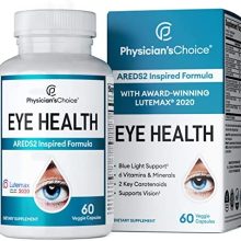 Areds 2 Eye Vitamins w/ Lutein, Zeaxanthin & Bilberry Extract - Supports Eye Strain, Dry Eyes, and Vision Health - 2 Award-Winning Clinically Proven Eye Vitamin Ingredients - Lutein Blend for Adults