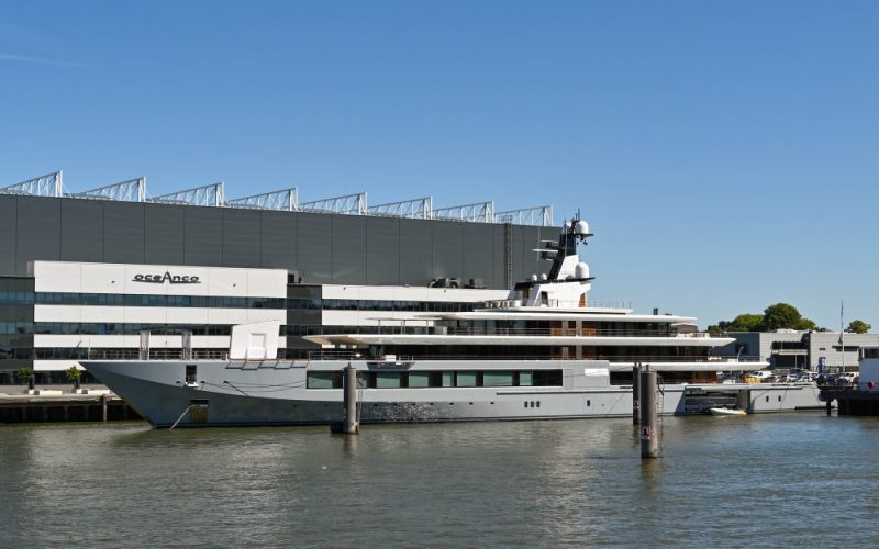 Jeff Bezos' $500 Million Mega Yacht Reportedly Sets Sail