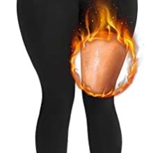 KUMAYES Sauna Pants For Women Weight Loss High Waist Compression Leggings For Women Slimming Hot Thermo Workout Training