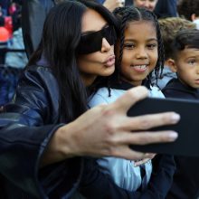 Kim Kardashian takes son Saint West, 7, and his pals to Paris for Saint-Germain game & brags she's the best 'soccer mom'