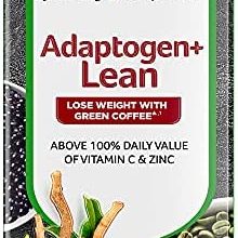 Adaptogen + Lean for Weight Loss | Purely Inspired Adaptogen + Lean | Lose Weight with Green Coffee Bean Extract | Weight Loss Pills for Women & Men | Weightloss Essentials | Non-Stimulant, 60 Count