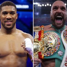 Anthony Joshua tells Tyson Fury to 'shut the f*** up and fight' after winning on ring return to set up Brit blockbuster