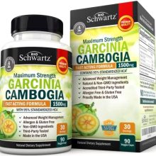 Garcinia Cambogia Weight Loss Pills - 1500mg 95% HCA Pure Extract - Fast Acting Appetite Suppressant - Fat Burner for Men Women to Help Lose Weight - Carb Blocker Metabolism Diet Pill - 90 Capsules