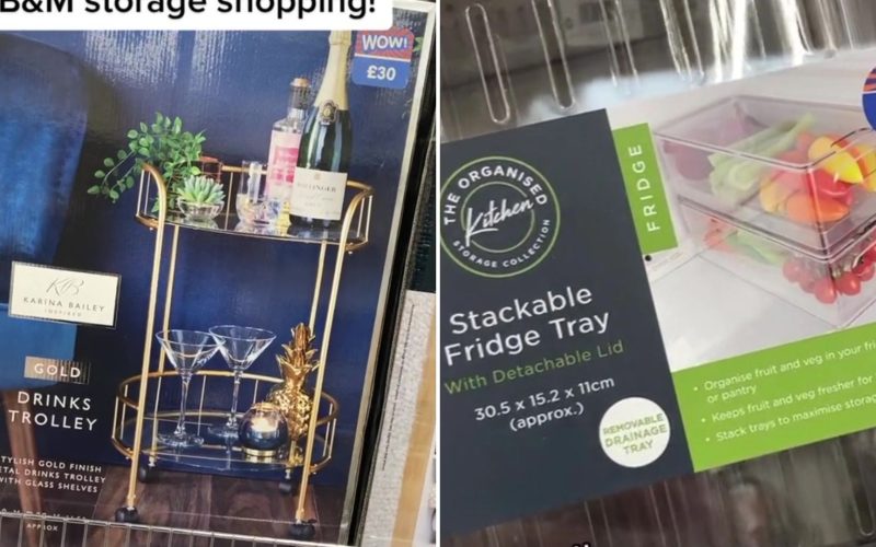 I'm a professional organiser - the storage to stock up on at B&M, & the stackable fridge drawers that are essential