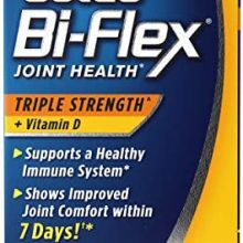 Osteo Bi-Flex Triple Strength with Vitamin D Glucosamine Chondroitin Joint Health Supplement, Coated Tablets, Red, 120 Count