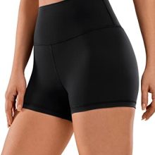 CRZ YOGA Women's Naked Feeling Biker Shorts - 3'' / 4'' / 6'' / 8'' / 10'' High Waisted Yoga Workout Running Spandex Shorts