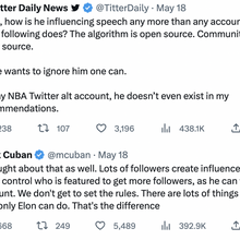 Mark Cuban Slams Elon Musk Over 'Free Speech' On Twitter