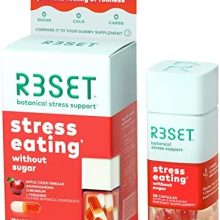 R3SET Stress Eating Daily Supplement Capsules – Apple Cinnamon – 28ct