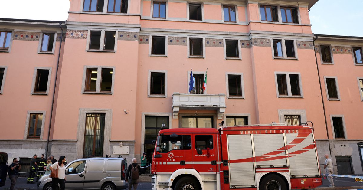 Fire in Milan retirement home kills 6 people, injures around 80