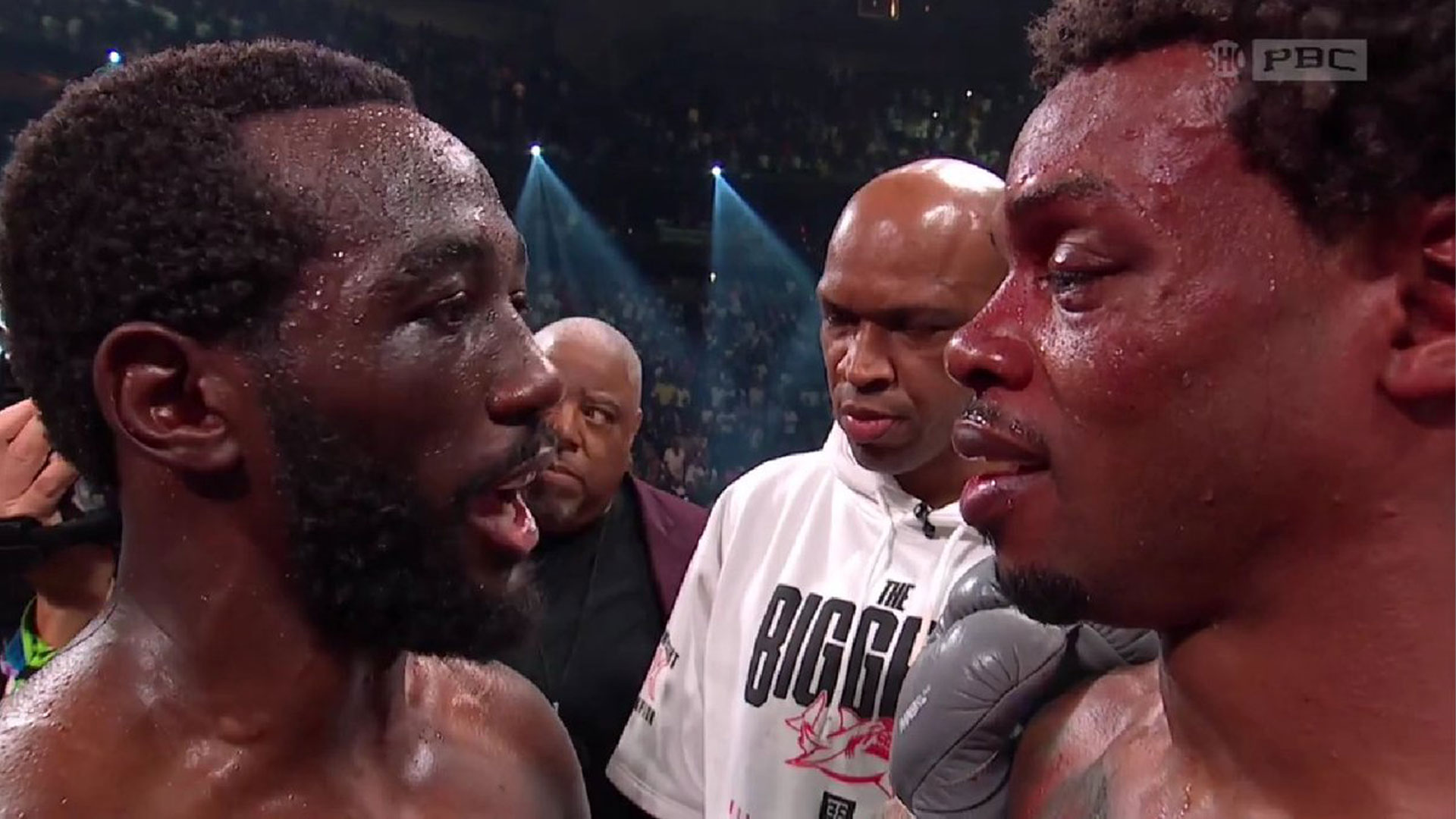 Secret Showtime footage captures what Terence Crawford really told Errol Spence Jr moments after epic fight